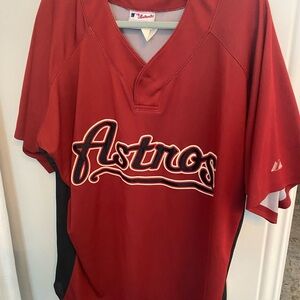 Majestic Astros Deep Red Jersey
